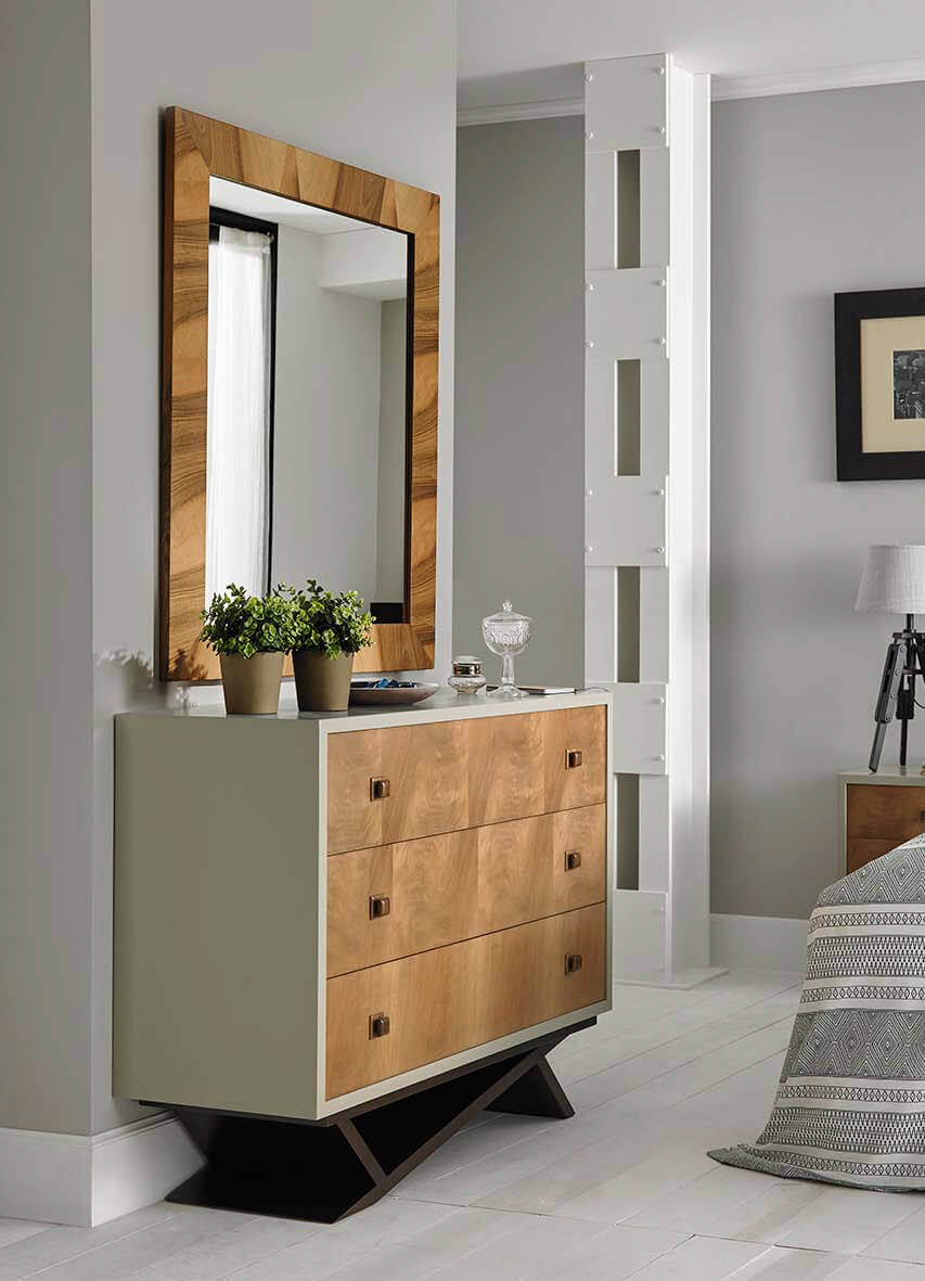 REF. 6570 COMODA NATURA Medidas: 110x43x89 / REF.6755 ESPEJO NATURA Medidas: 85x4x115