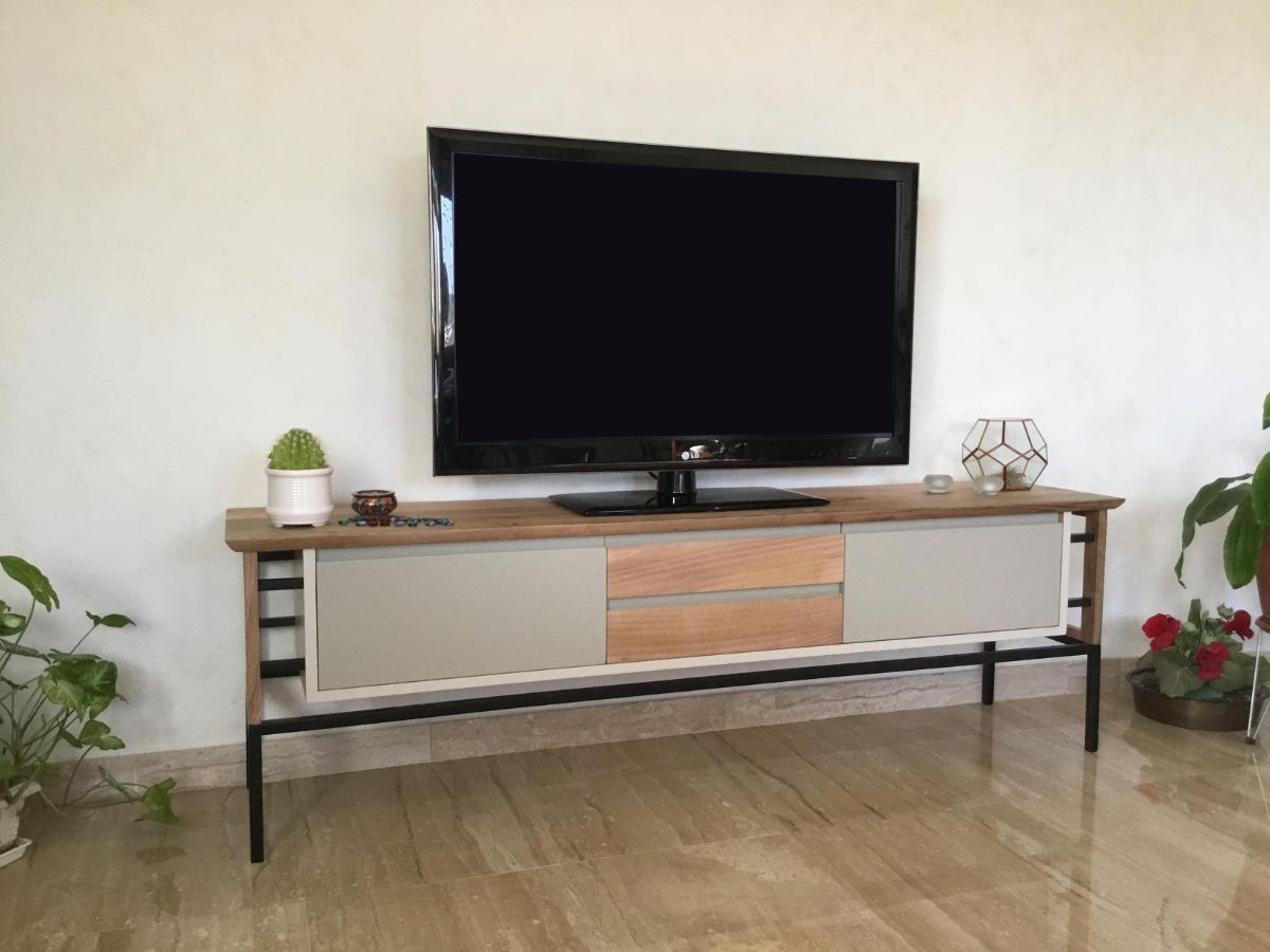 REF. 0187 BANCADA TV ATENEA Nº 3 210X42X54